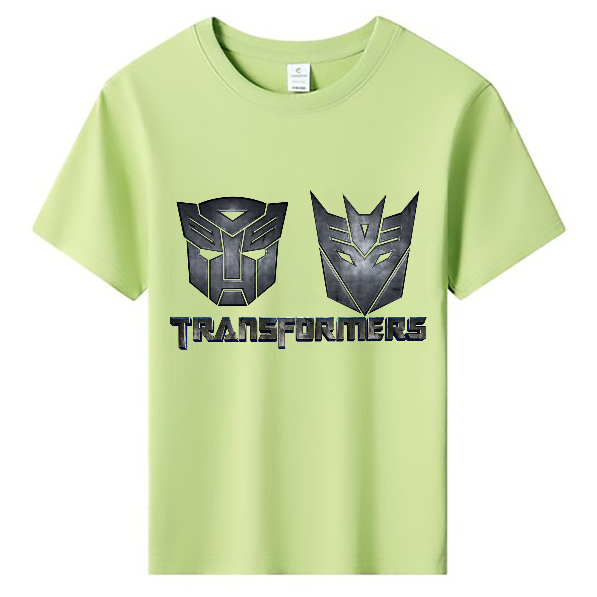 （画像用） Transformers トランスフォーマー 綿100％キッズTシャツ（フロントプリント）